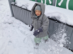 Hurra!!! Śnieg!!!