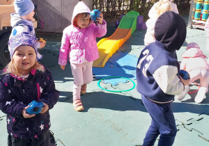 Zabawy z piłkami w ramach obchodów Europejskiego Dnia Sportu