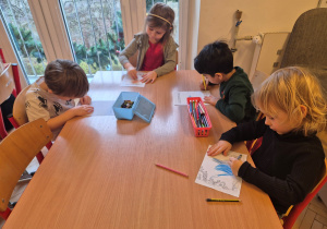 "Emocje" - zajęcia z p. psycholog