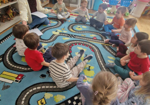 "Poznajemy emocje-smutek"- zajęcia z p. psycholog