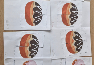 Pączki-zabawy matematyczno-plastyczne