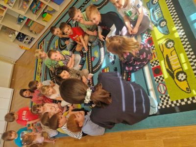 Zajęcia twórcze z mamą Stefana